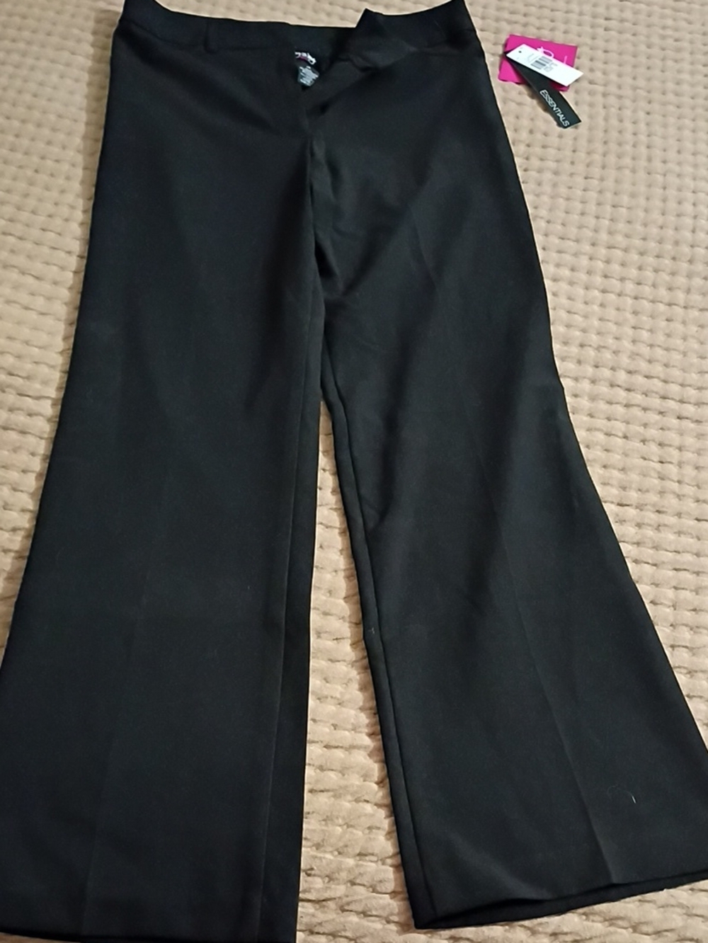by & by Black Wide-Leg Women's Dress Pants